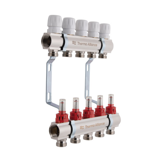 Коллектор с расходомерами Thermo Alliance Standart 1" 5 выходов (SD235W5)
