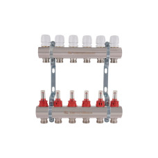 Коллектор с расходомерами Thermo Alliance Standart 1" 6 выходов (SD235W6)