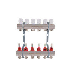 Коллектор с расходомерами Thermo Alliance Standart 1" 6 выходов (SD235W6)