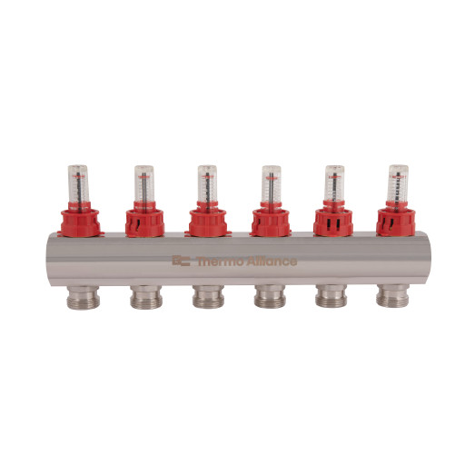 Коллектор с расходомерами Thermo Alliance Standart 1" 6 выходов (SD235W6)