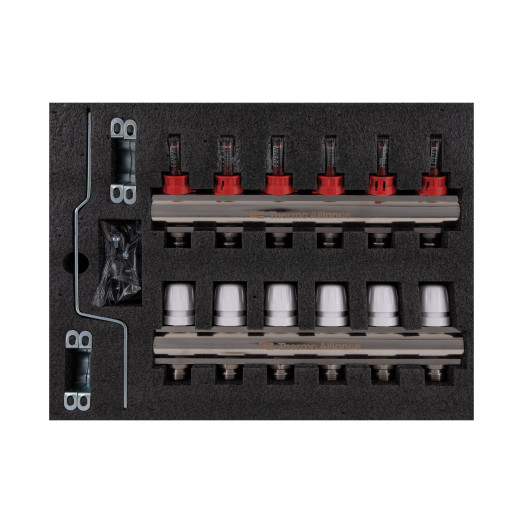 Коллектор с расходомерами Thermo Alliance Standart 1" 6 выходов (SD235W6)