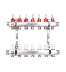 Коллектор с расходомерами Thermo Alliance Standart 1" 7 выходов (SD0047)