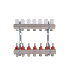 Коллектор с расходомерами Thermo Alliance Standart 1" 7 выходов (SD235W7)
