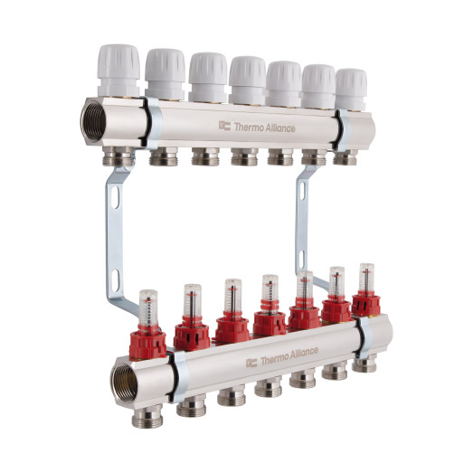 Коллектор с расходомерами Thermo Alliance Standart 1" 7 выходов (SD235W7)