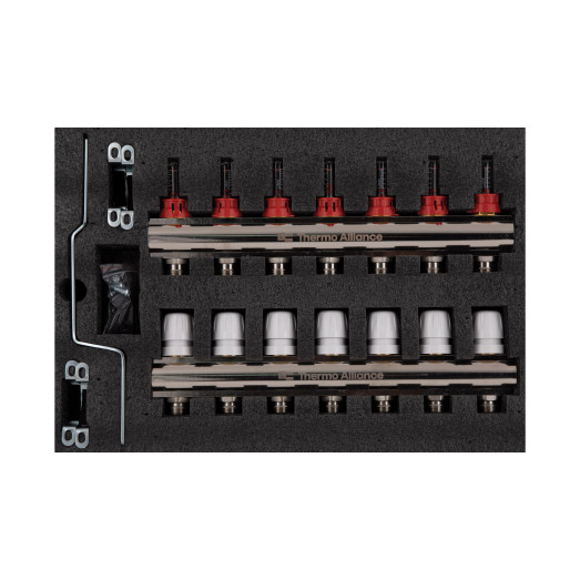 Коллектор с расходомерами Thermo Alliance Standart 1" 7 выходов (SD235W7)