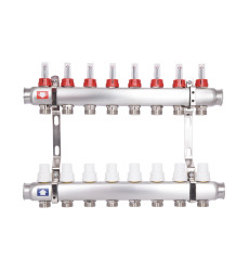 Коллектор с расходомерами Thermo Alliance Standart 1" 8 выходов (SD0048)