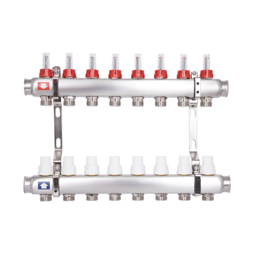 Коллектор с расходомерами Thermo Alliance Standart 1" 8 выходов (SD0048)