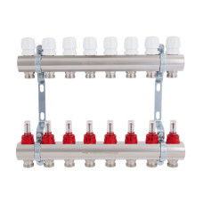 Коллектор с расходомерами Thermo Alliance Standart 1" 8 выходов (SD235W8)