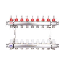 Коллектор с расходомерами Thermo Alliance Standart 1" 9 выходов (SD0049)