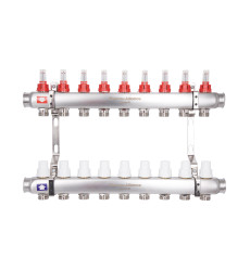 Коллектор с расходомерами Thermo Alliance Standart 1" 9 выходов (SD0049)