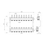 Коллектор с расходомерами Thermo Alliance Standart 1" 9 выходов (SD0049)