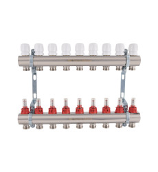 Коллектор с расходомерами Thermo Alliance Standart 1" 9 выходов (SD235W9)