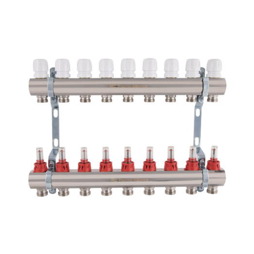 Коллектор с расходомерами Thermo Alliance Standart 1" 9 выходов (SD235W9)