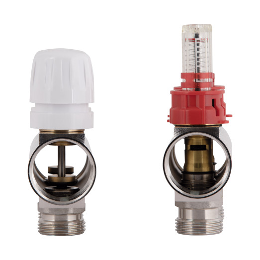 Коллектор с расходомерами Thermo Alliance Standart 1" на 2 выхода (SD235W2)