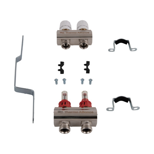 Коллектор с расходомерами Thermo Alliance Standart 1" на 2 выхода (SD235W2)