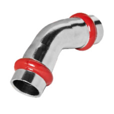 Колено 45° двухраструбное Koer KQ.B42-2 Press-Inox AISI 304 42x42 (KR6437)