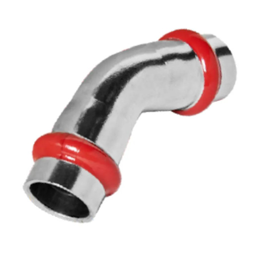 Колено 45° двухраструбное Koer KQ.B54-2 Press-Inox AISI 304 54x54 (KR6438)