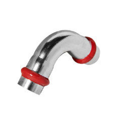 Колено 90° двухраструбное Koer KQ.L22-2 Press-Inox AISI 304 22x22 (KR6401)
