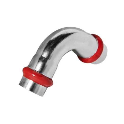 Колено 90° двухраструбное Koer KQ.L42-2 Press-Inox AISI 304 42x42 (KR6404)