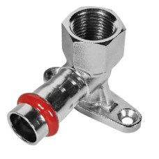 Колено настенное 90° ВР Koer KQ.V2208F Press-Inox AISI 304 22x3/4" (KR6424)