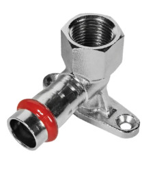Колено настенное 90° ВР Koer KQ.V2208F Press-Inox AISI 304 22x3/4" (KR6424)