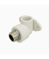 Коліно з кріпленням і зовнішньою різьбою Georg Fischer ППР 25х3/4" (4301102509221)