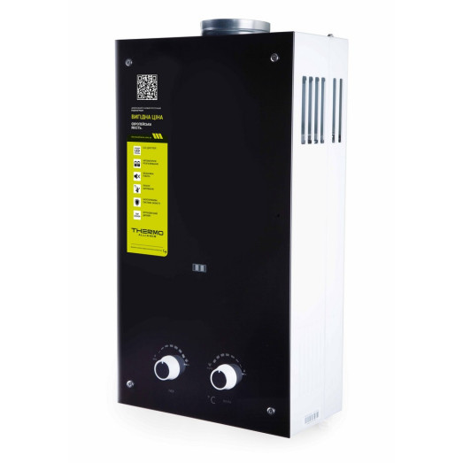 Колонка газовая дымоходная Thermo Alliance JSD20-10GD (JSD2010GDBLACKGLASS)