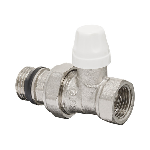 Комплект для подключения радиатора Koer SET-12 - 1/2"x1/2" (прямой) с термоголовкой ВН (KR3177)