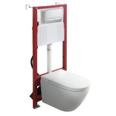 Комплект Koer TB-0301 Smart: унітаз-біде TB-0101, інсталяція KT-0409, панель KT-0609-01 Chrome (KR6116)