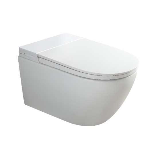 Комплект Koer TB-0301 Smart: унітаз-біде TB-0101, інсталяція KT-0409, панель KT-0609-01 Chrome (KR6116)