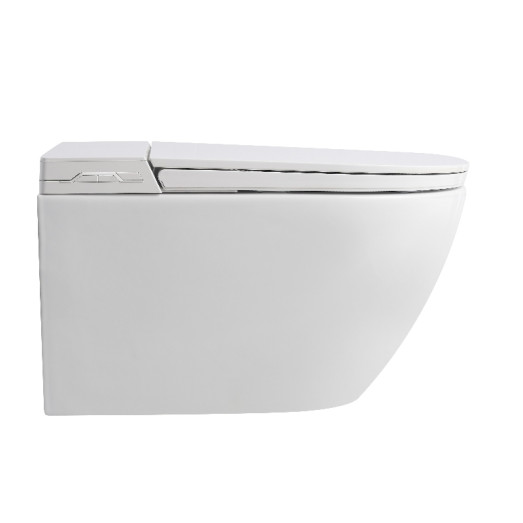 Комплект Koer TB-0301 Smart: унітаз-біде TB-0101, інсталяція KT-0409, панель KT-0609-01 Chrome (KR6116)