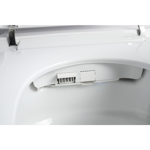 Комплект Koer TB-0301 Smart: унітаз-біде TB-0101, інсталяція KT-0409, панель KT-0609-01 Chrome (KR6116)