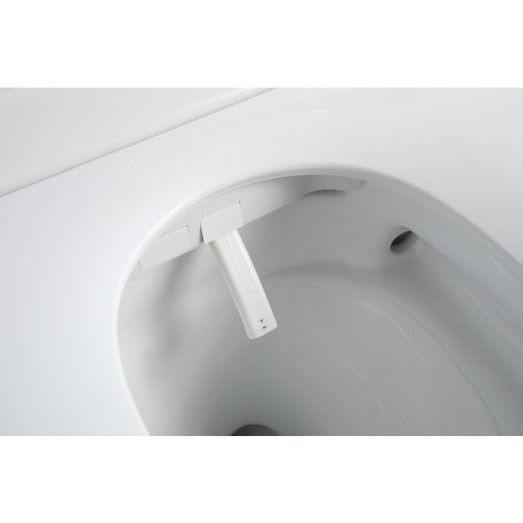 Комплект Koer TB-0301 Smart: унітаз-біде TB-0101, інсталяція KT-0409, панель KT-0609-01 Chrome (KR6116)