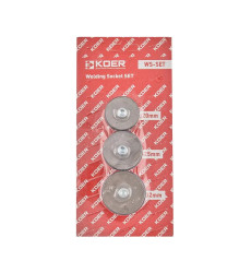 Комплект насадок KOER WS-SET для паяльника PPR (цвет синий) 20мм, 25мм, 32мм (KR5821)