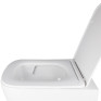 Комплект Qtap: подвесной унитаз Crow Ultra Quiet с инсталляцией Nest 4 в 1, квадратная клавиша Chrome (QT05335171W45125)
