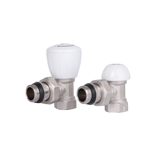Комплект радиаторных кранов Thermo Alliance Standart 1/2" ВН угловой (TAS232W15)