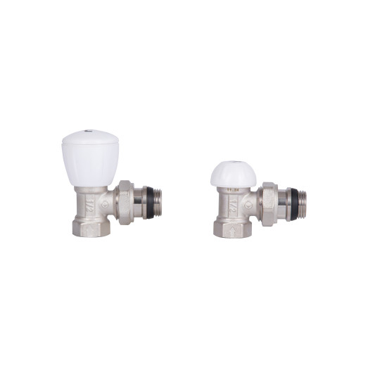 Комплект радиаторных кранов Thermo Alliance Standart 1/2" ВН угловой (TAS232W15)