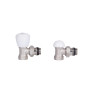 Комплект радиаторных кранов Thermo Alliance Standart 1/2" ВН угловой (TAS232W15)