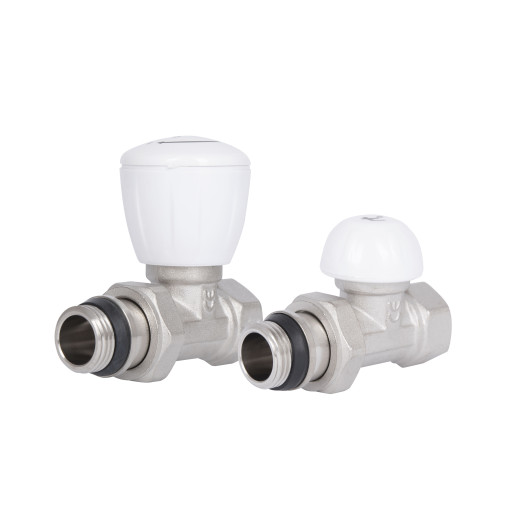 Комплект радиаторных кранов Thermo Alliance Standart 1/2" ВН прямой (TAS230W15)