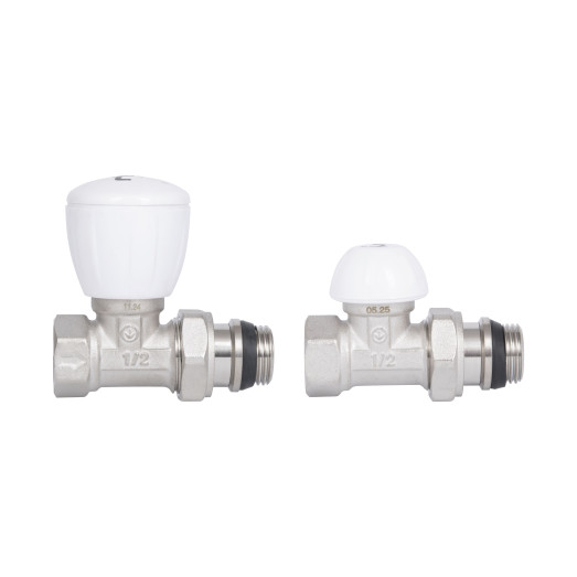 Комплект радиаторных кранов Thermo Alliance Standart 1/2" ВН прямой (TAS230W15)