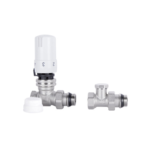 Комплект термостатичний SD Plus 1/2" для радіатора прямий (SD353W15)