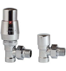 Комплект термостатический Vario Term ROYAL, угловой, хром (ROGS0202CFK) Комплект термостатический Vario Term ROYAL, угловой, хром (ROGS0202CFK)