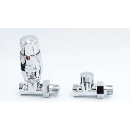 Комплект термостатический Vario Term ROYAL, прямой, хром (ROGS0202CFP) Комплект термостатический Vario Term ROYAL, прямой, хром (ROGS0202CFP)