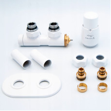 Комплект термостатический Vario Term TWINS ALL in ONE, левый, белый (ATSGS0206CFK/L(Cu)) Комплект термостатический Vario Term TWINS ALL in ONE, левый, белый (ATSGS0206CFK/L(Cu))