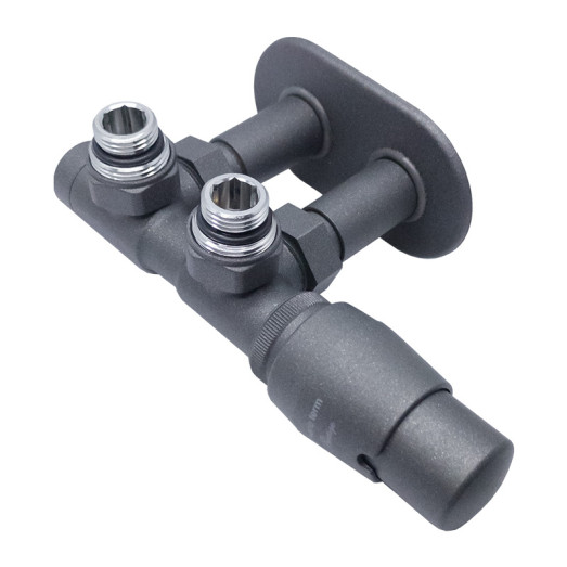 Комплект термостатический Vario Term TWINS ALL in ONE правый, графит (ATSGS0215CFK/P(Cu)) Комплект термостатический Vario Term TWINS ALL in ONE правый, графит (ATSGS0215CFK/P(Cu))