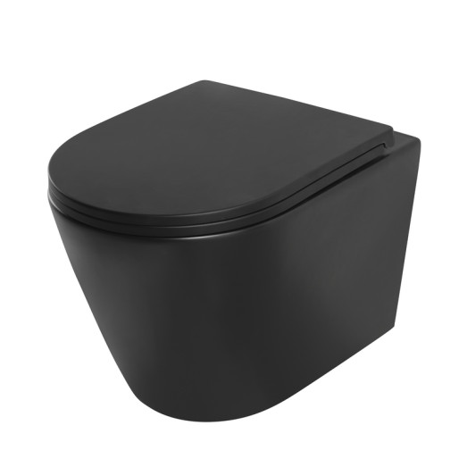 Комплект унітаз з інсталяцією Mixxus Premium BEVEL-SET-2101 BLACK (MP6669)