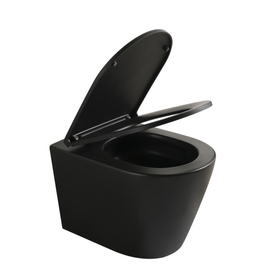 Комплект унітаз з інсталяцією Mixxus Premium BEVEL-SET-2101 BLACK (MP6669)