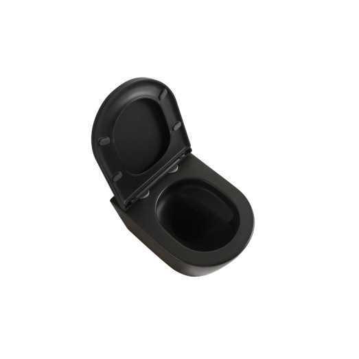 Комплект унітаз з інсталяцією Mixxus Premium BEVEL-SET-2101 BLACK (MP6669)