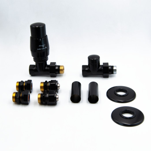 Комплект Vario Term ROYAL All In One прямий, матовий чорний (AROGS0224CFP(Cu))