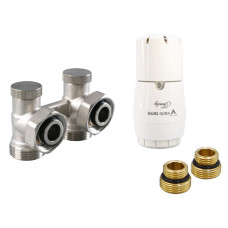 Комплект Vario Term Standard V Trendy угловой, латунь белый (PRNYGS05106C/FK)